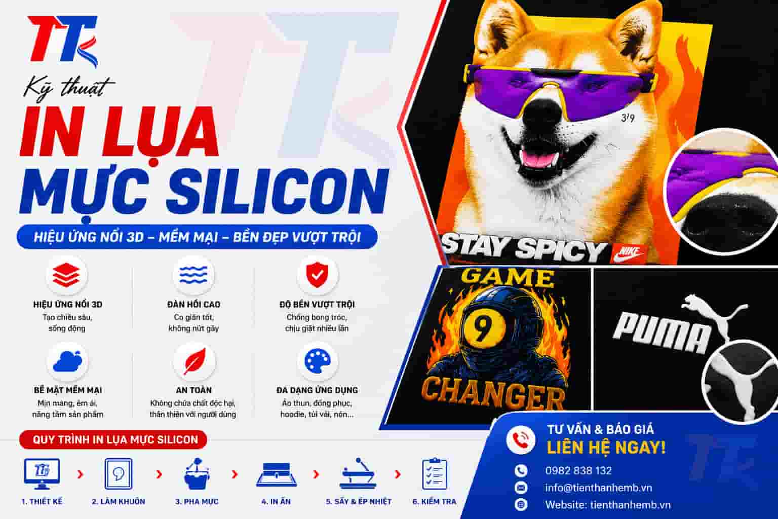 Kỹ Thuật In Lụa Mực Silicon